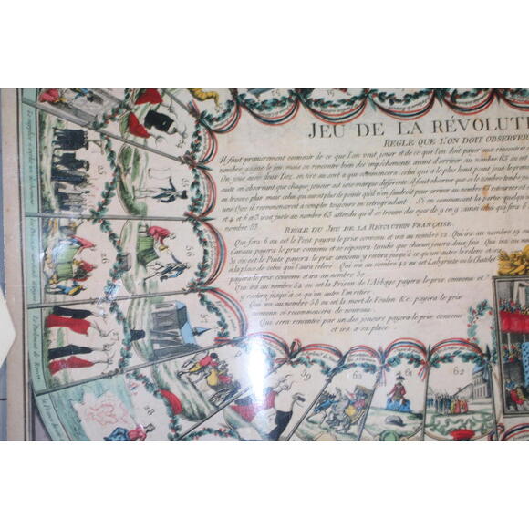 GEO Map – Révolution Française” Antique-Style Print (1979 Reproduction) - Picture 4 of 16